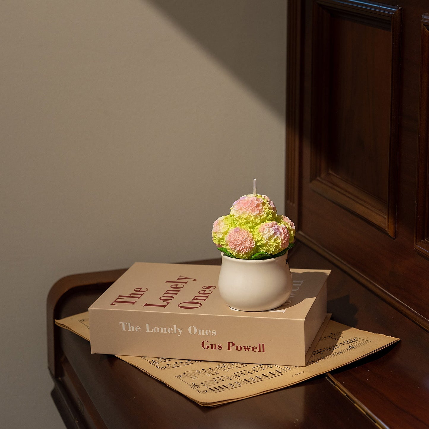 Hydrangea Candle Green