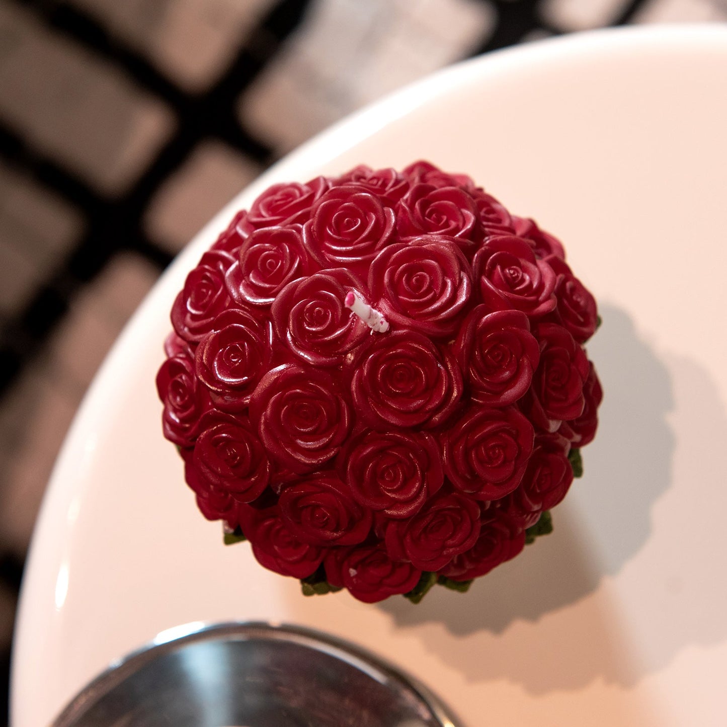 Rose Bouquet Scented Candle for Valentine's Day Wedding Gift Home Decoration