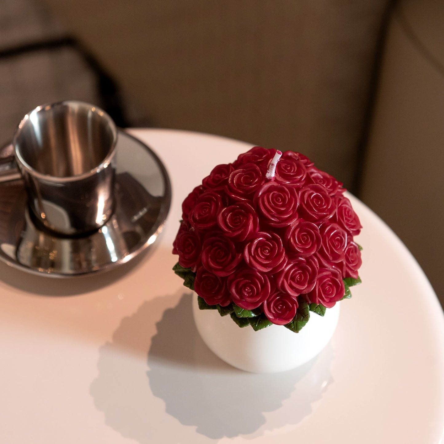 Rose Bouquet Scented Candle for Valentine's Day Wedding Gift Home Decoration