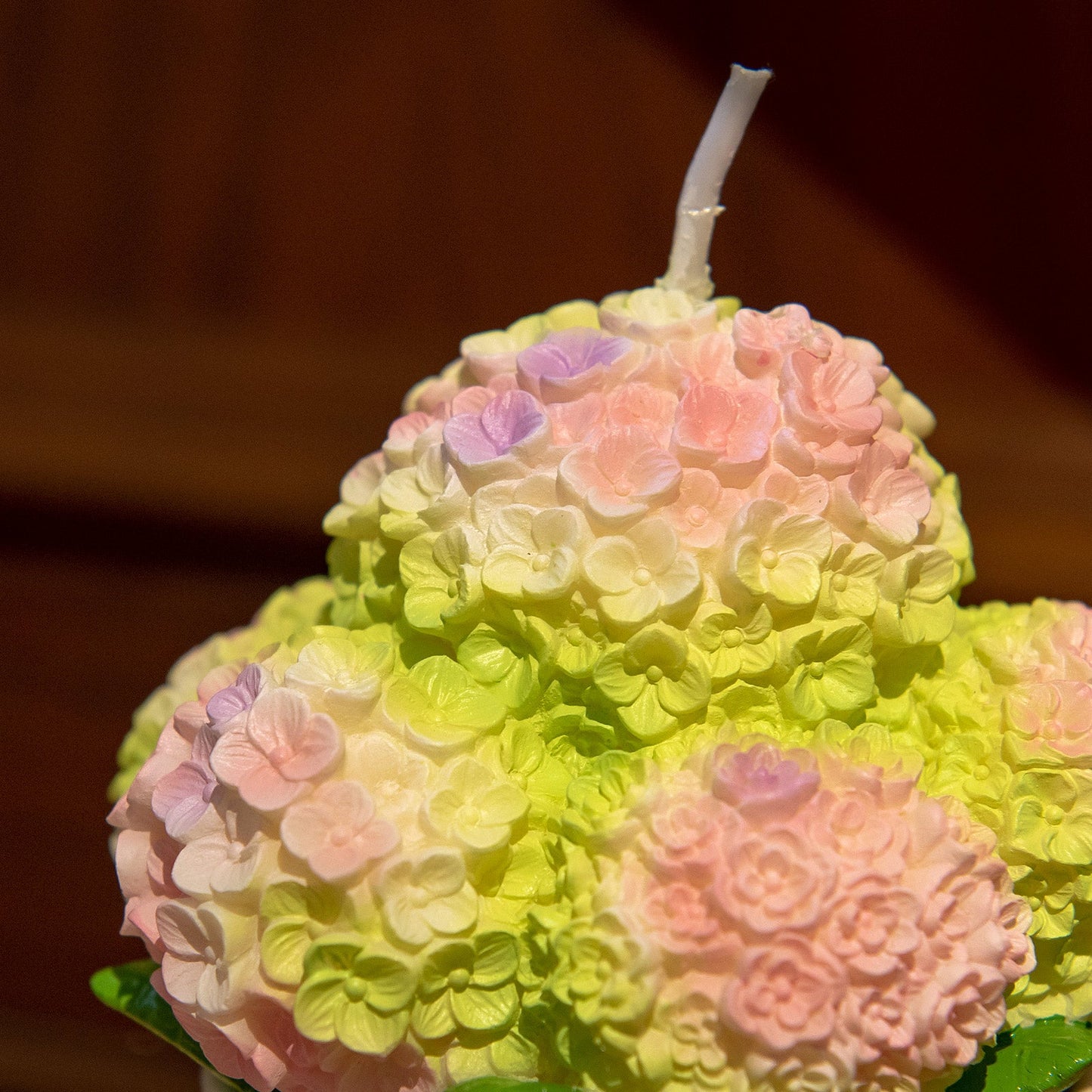 Hydrangea Candle Green