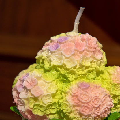 Hydrangea Candle Green