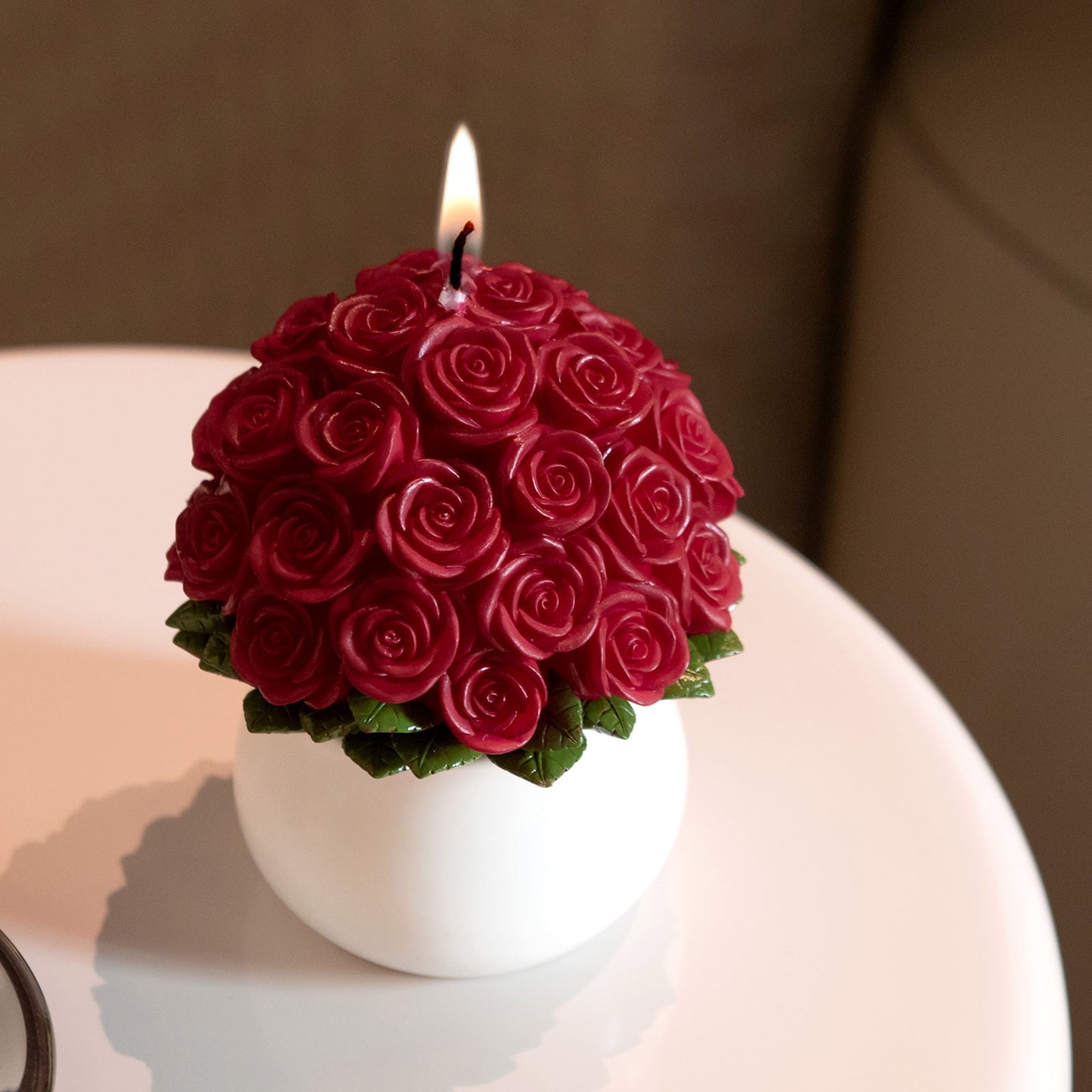 Rose Bouquet Scented Candle for Valentine's Day Wedding Gift Home Decoration