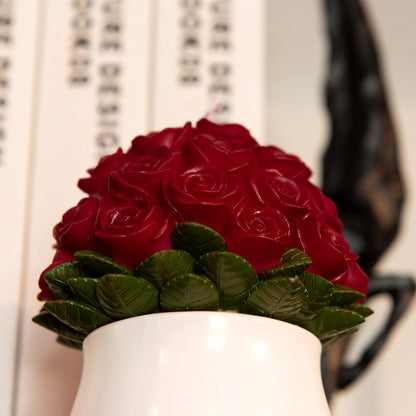 Rose Bouquet Scented Candle for Valentine's Day Wedding Gift Home Decoration