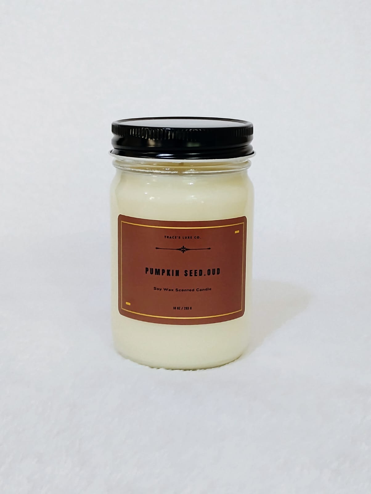 Trace's Luxe Pumpkin Oud Aromatherapy Candle