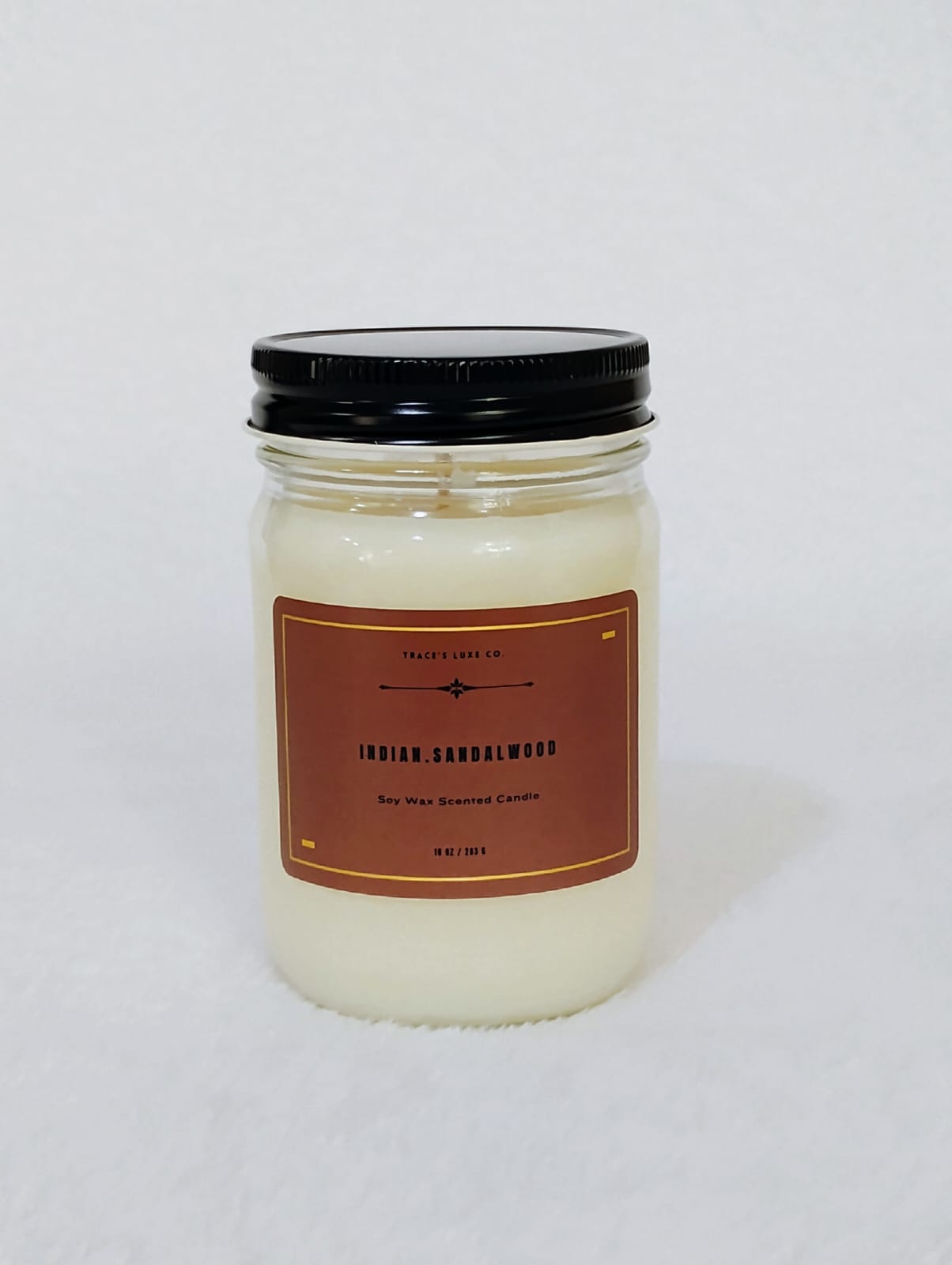 Trace's Luxe Indian Sandalwood Scented Candle
