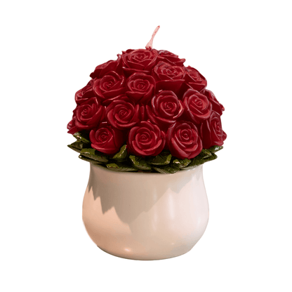 Rose Bouquet Scented Candle for Valentine's Day Wedding Gift Home Decoration